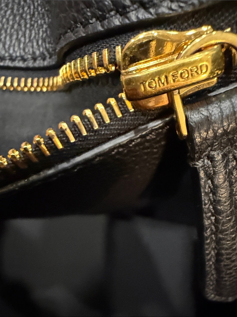 Tom Ford Leather Tote in Black NWT - Picture 12 of 15